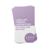Aftercare Advice Cards - Lash Lift & Brow Lamination